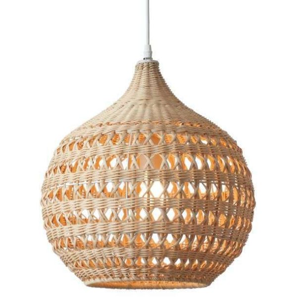Suspension Keria Fuga 1xE27 36cm,naturel – Image 4