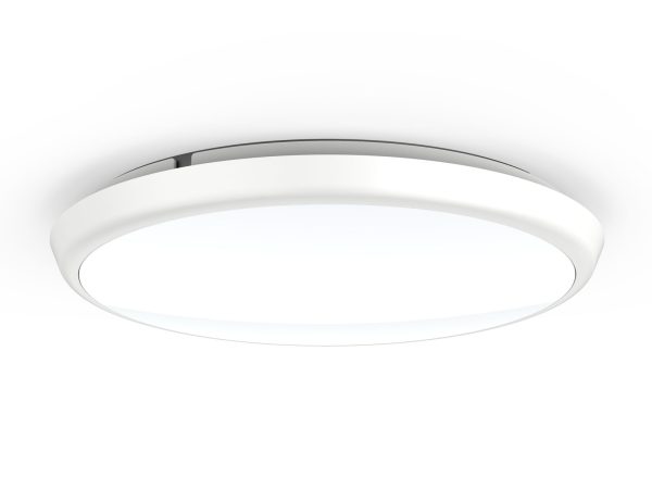 Plafonnier led circulaire 12w 3 CCT dimmable IP54,blanc