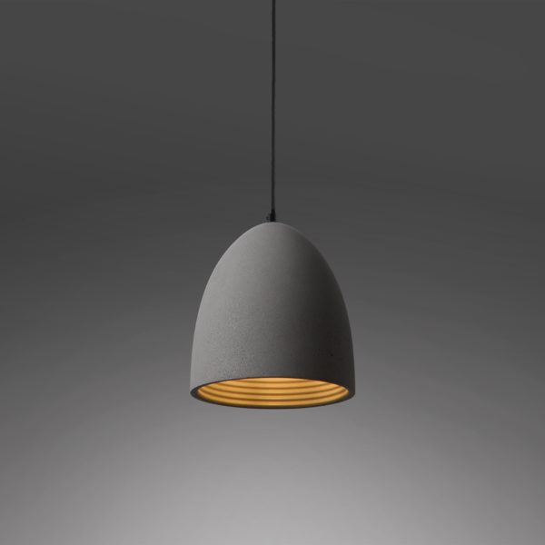 Suspension Paul Neuhaus Eton 1xE27 16cm,béton – Image 3