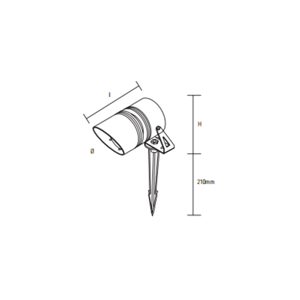 Projecteur led archi Novolight 10w 38° (3000k) IP65,noir