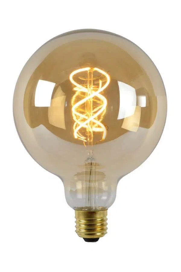 Ampoule filament led dim Lucide E27 G125 5w (2200k),fumée
