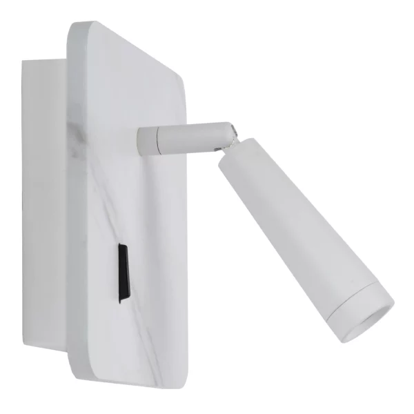 Applique led Lucide murale + USB Oregon 4w (3000k),blanc