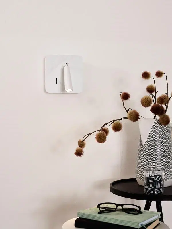 Applique led Lucide murale + USB Oregon 4w (3000k)