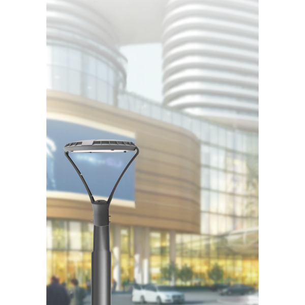 Tête de lampadaire led Novolight Opera 80w (3000k),gris fonc