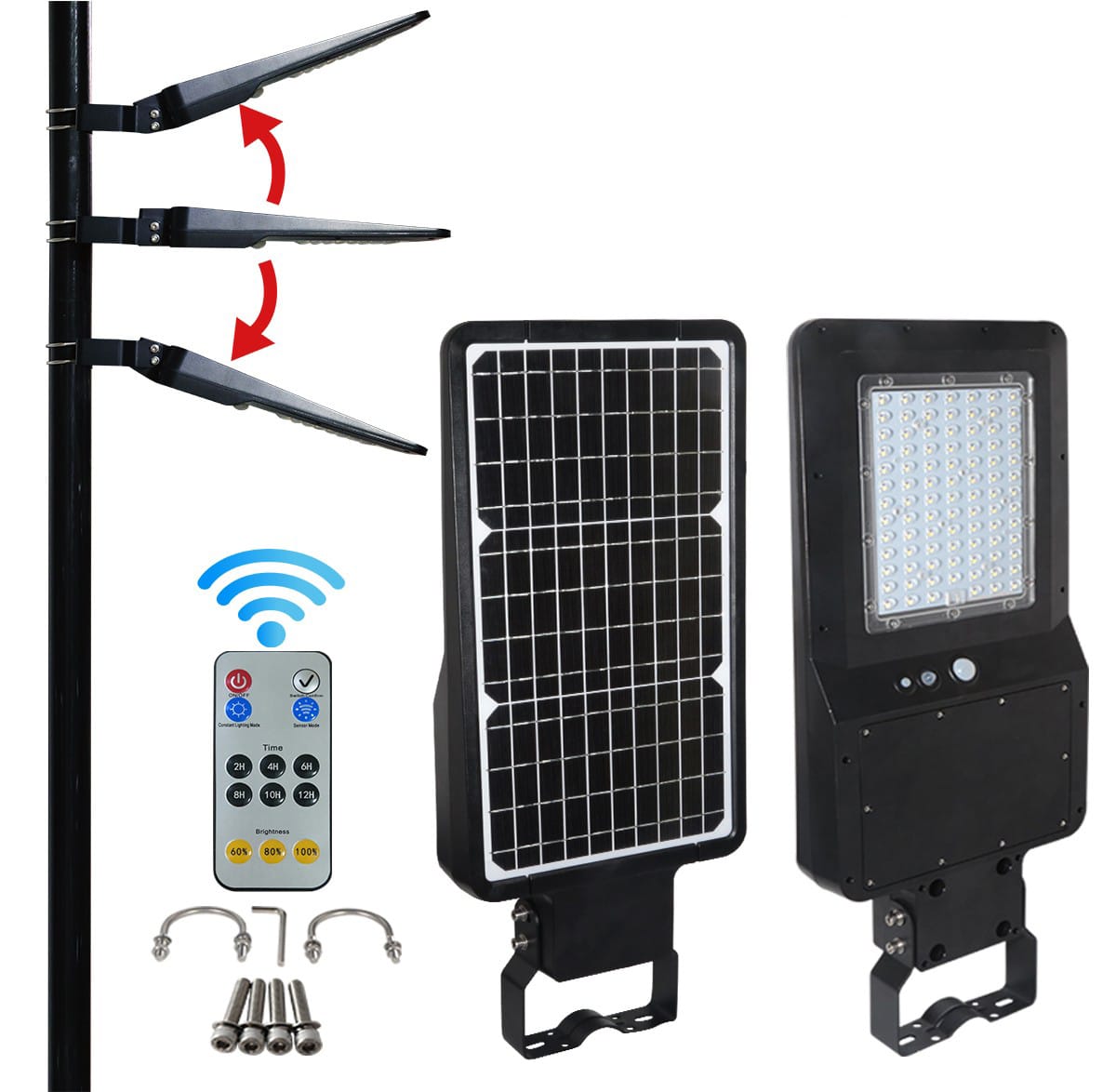 TETE DE LAMPADAIRE SOLAIRE 40W &ndash; Image 1