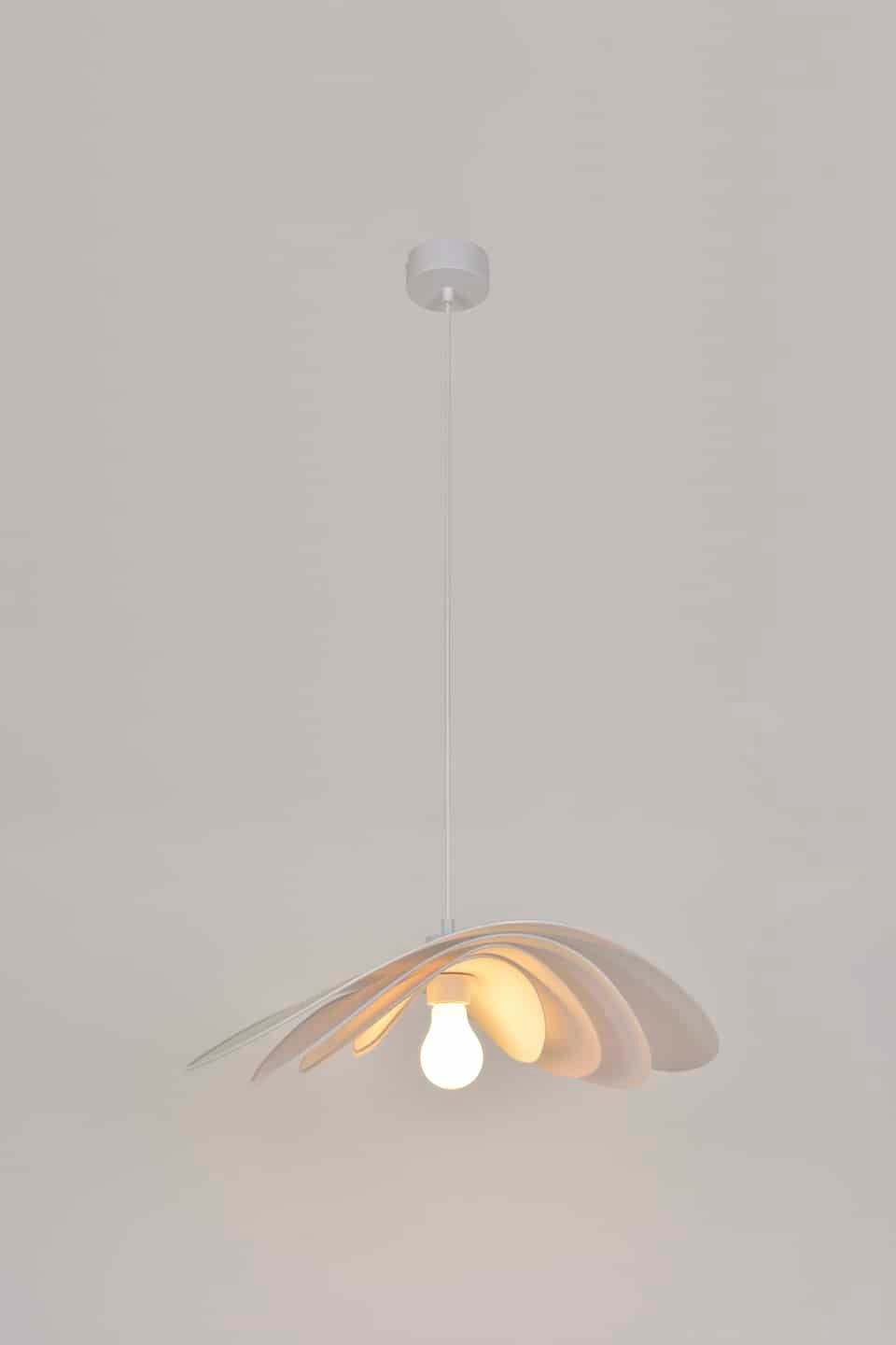 Suspension MarketSet Selenitis 1xE27 56cm,blanc &ndash; Image 1