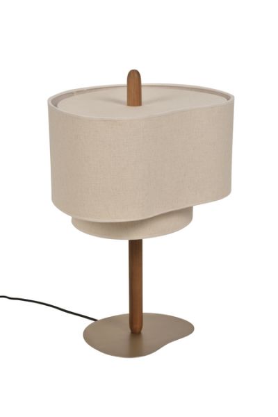 Lampe &agrave; poser MarketSet Pebble 1xE27 H60cm,cr&egrave;me &ndash; Image 7