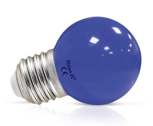 Ampoule led Vision EL E27 1w (Bleu) &ndash; Image 1