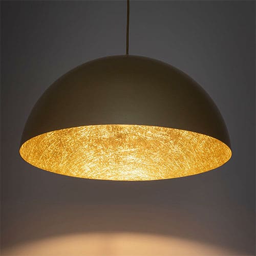 Suspension SFERA en m&eacute;tal couleur champagne int&eacute;rieur dor&eacute; &ndash; Image 2