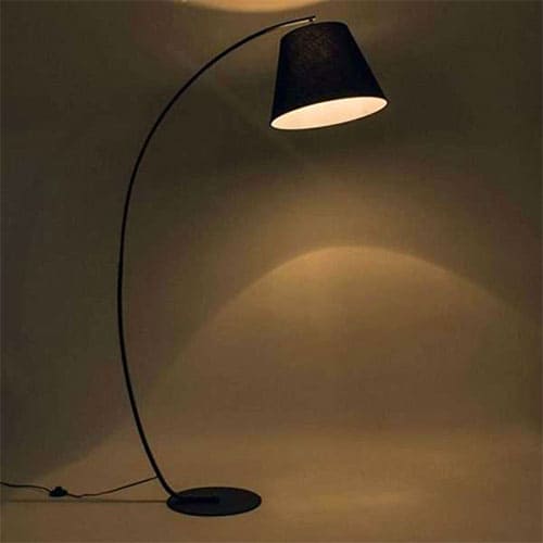 Lampadaire Arc Andrew Noir Mat En M&eacute;tal &ndash; Image 2