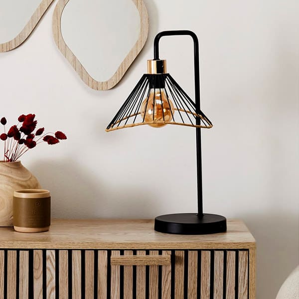 LAMPE A POSER EFFET CORDE TRESSE &ndash; Image 4