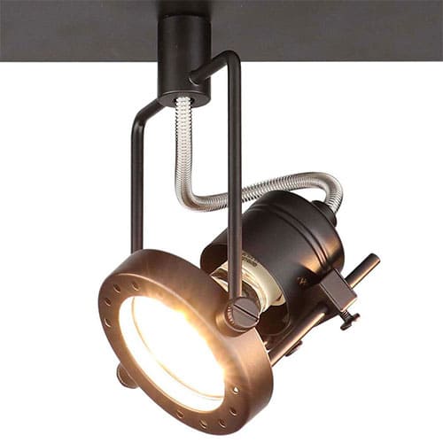 Spots modernes orientables TECHNO (3x3W) en m&eacute;tal noir mat &ndash; Image 2