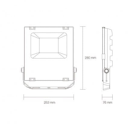 Projecteur led Pro Novolight Paris 150w IP65,noir &ndash; Image 2
