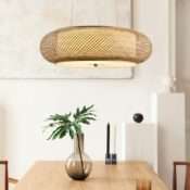 Suspension EOLI en bambou naturel &ndash; Image 1