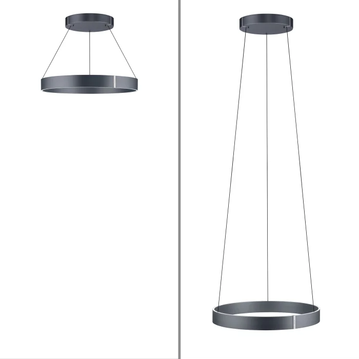 Suspension PURE E-CLIPSE LED, Design Moderne et T&eacute;l&eacute;commande &ndash; Image 9