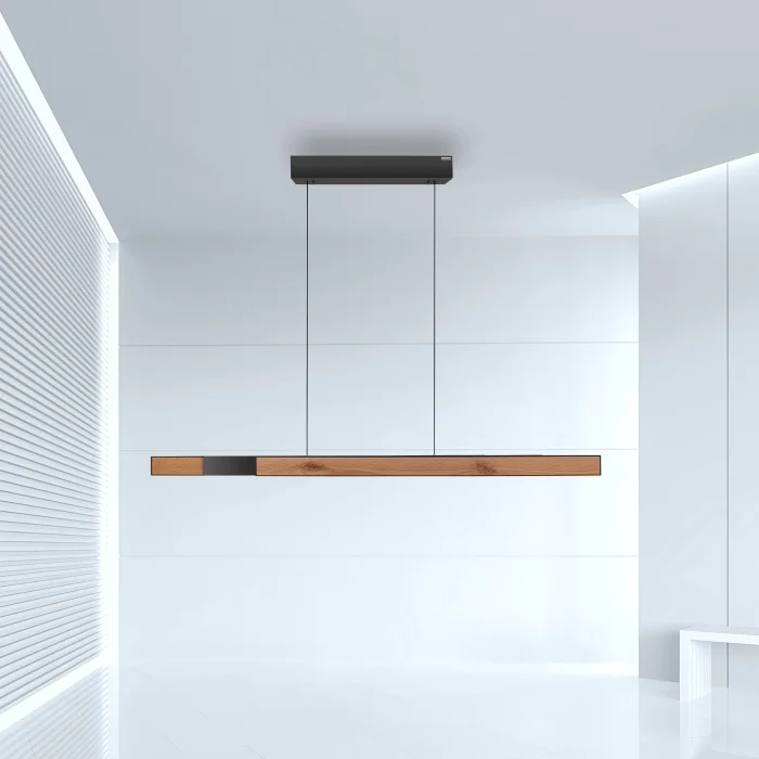 Suspension LED PURE-MOTO-RISE, Design Moderne, T&eacute;l&eacute;commande Incluse &ndash; Image 3