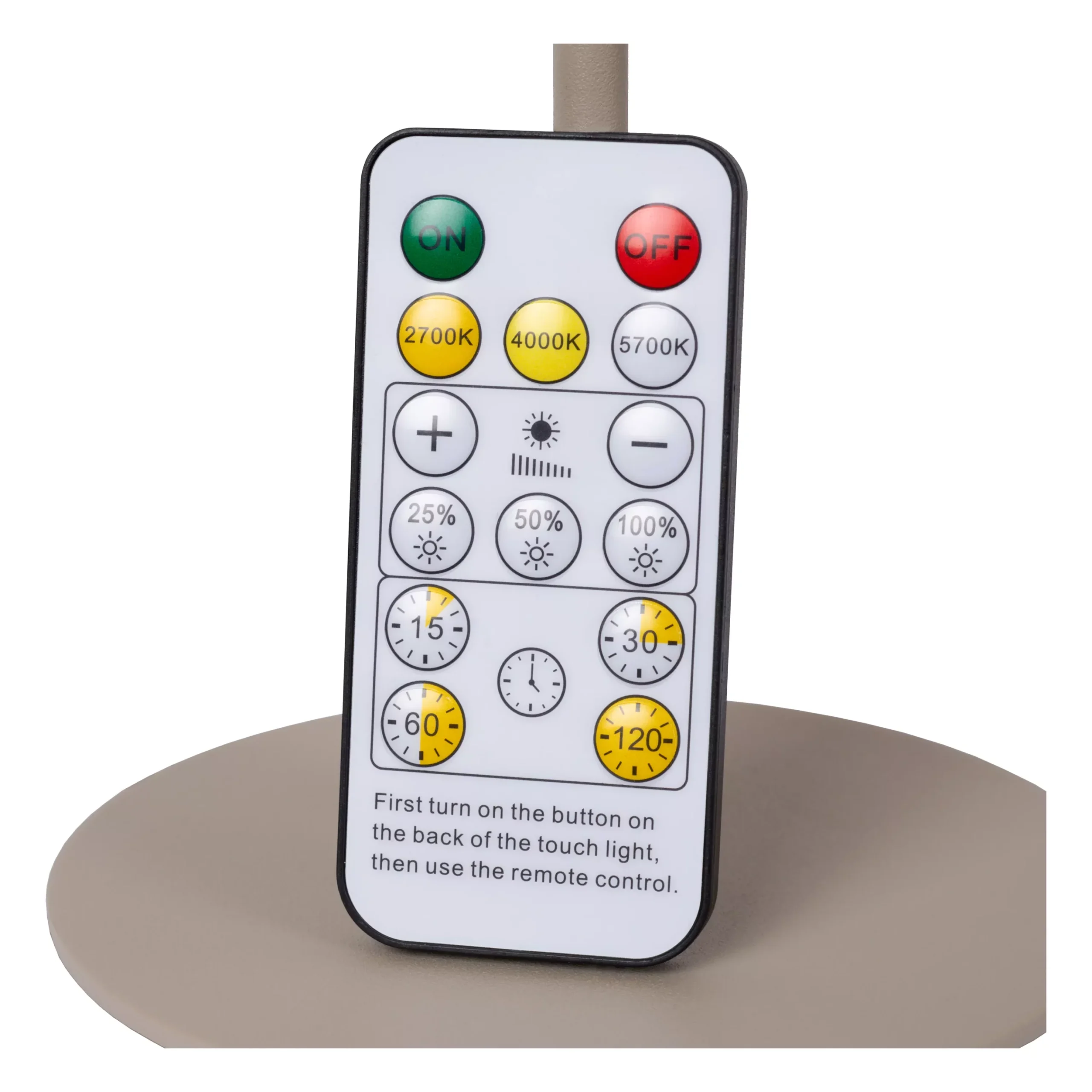 JOLAN - Lampe de bureau Rechargeable/Lampe &agrave; pince/Applique murale - Batterie/Piles - LED Dim to warm - 1x3,5W 2700K/5700K - Taupe &ndash; Image 11