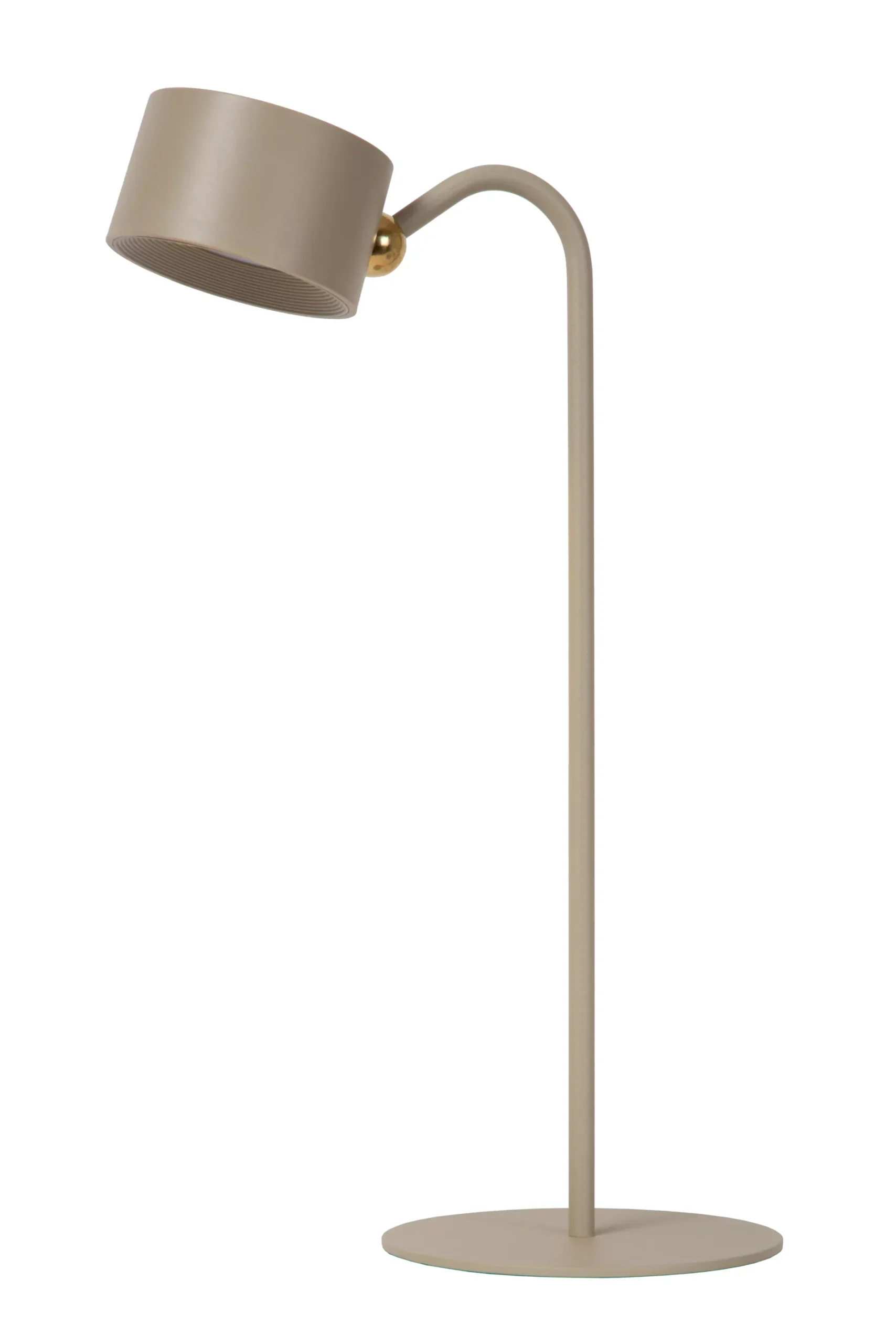 JOLAN - Lampe de bureau Rechargeable/Lampe &agrave; pince/Applique murale - Batterie/Piles - LED Dim to warm - 1x3,5W 2700K/5700K - Taupe &ndash; Image 13