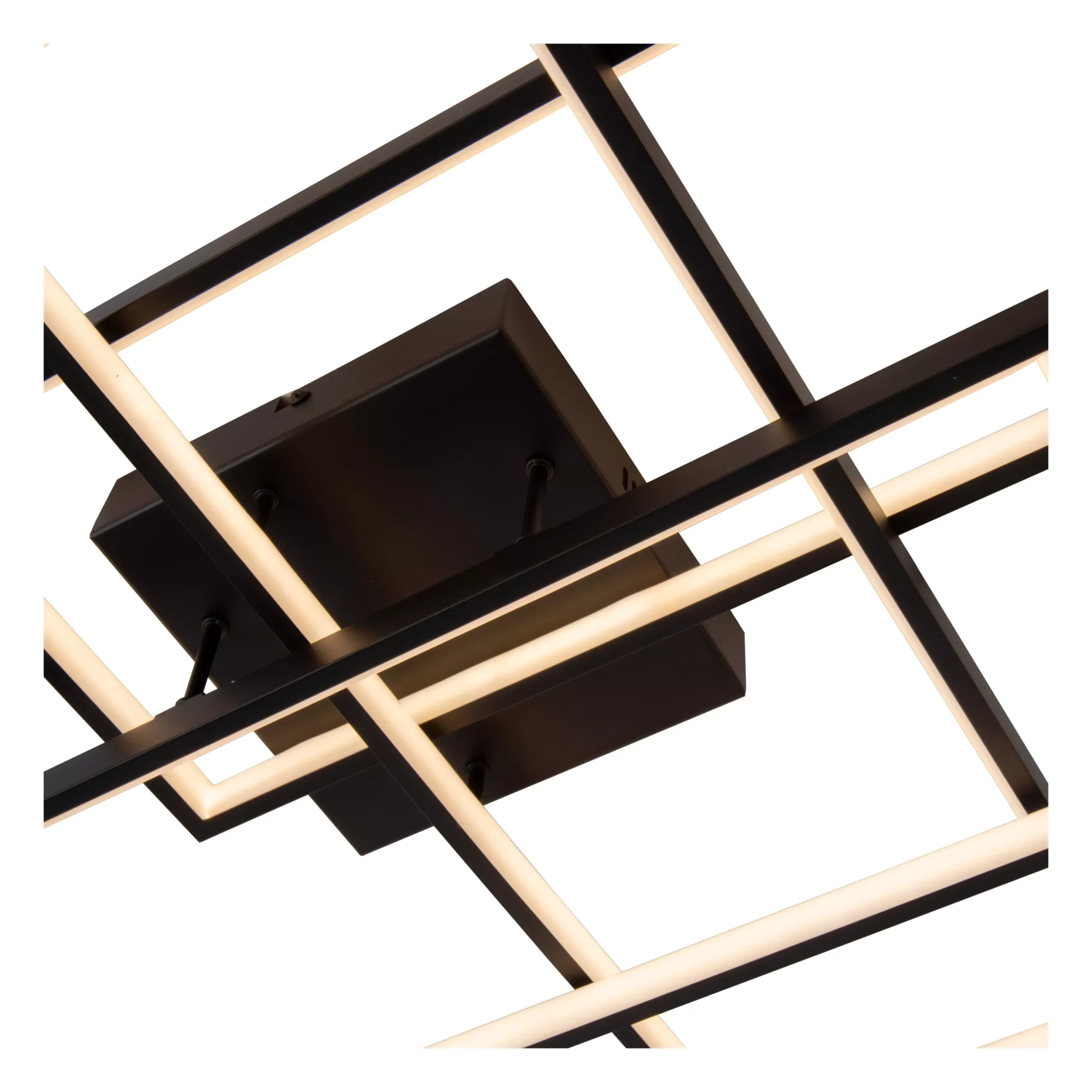 LOKERO - Plafonnier - LED Dim. - CCT - 1x60W 2700K/4000K - Noir &ndash; Image 5