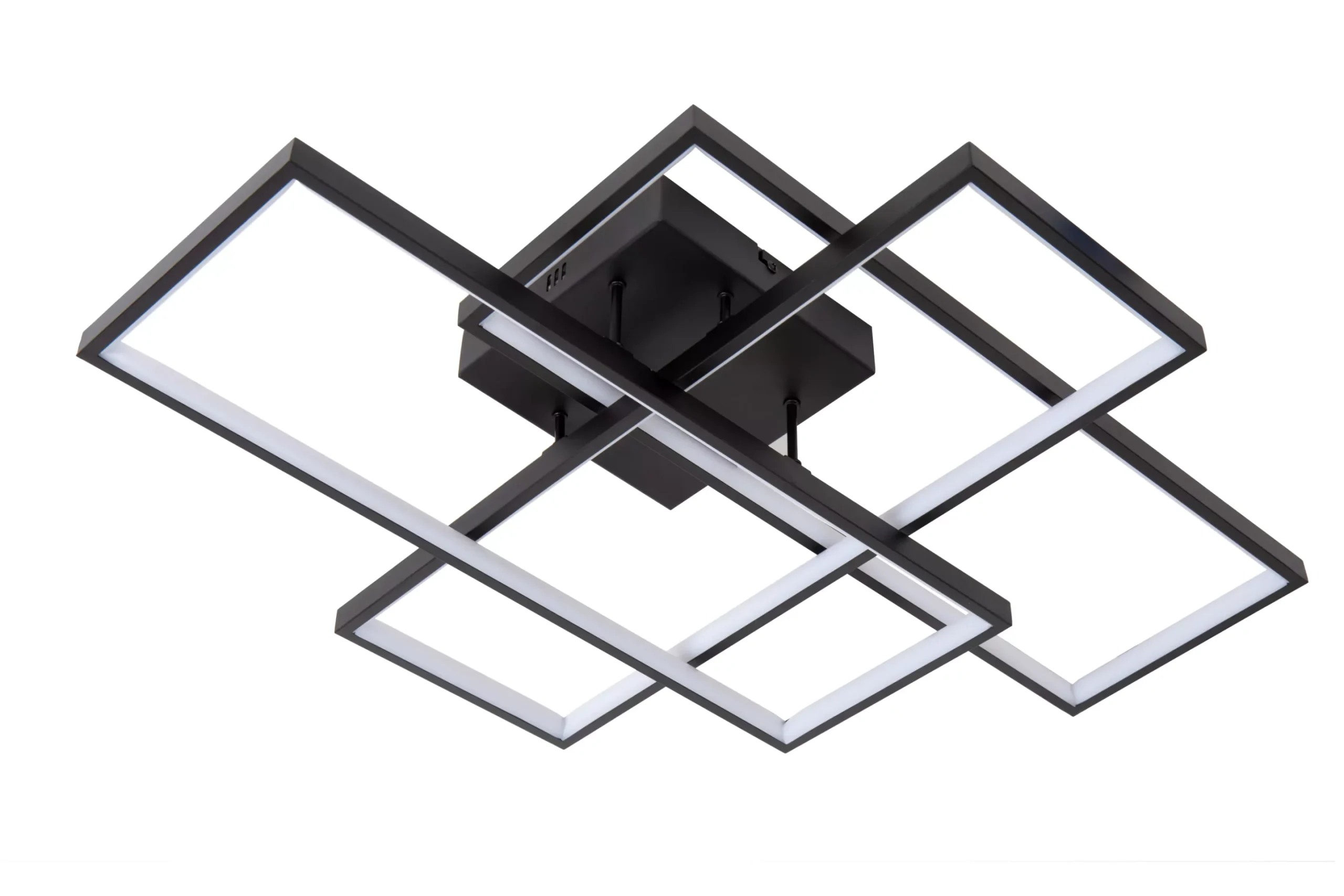 LOKERO - Plafonnier - LED Dim. - CCT - 1x60W 2700K/4000K - Noir &ndash; Image 3