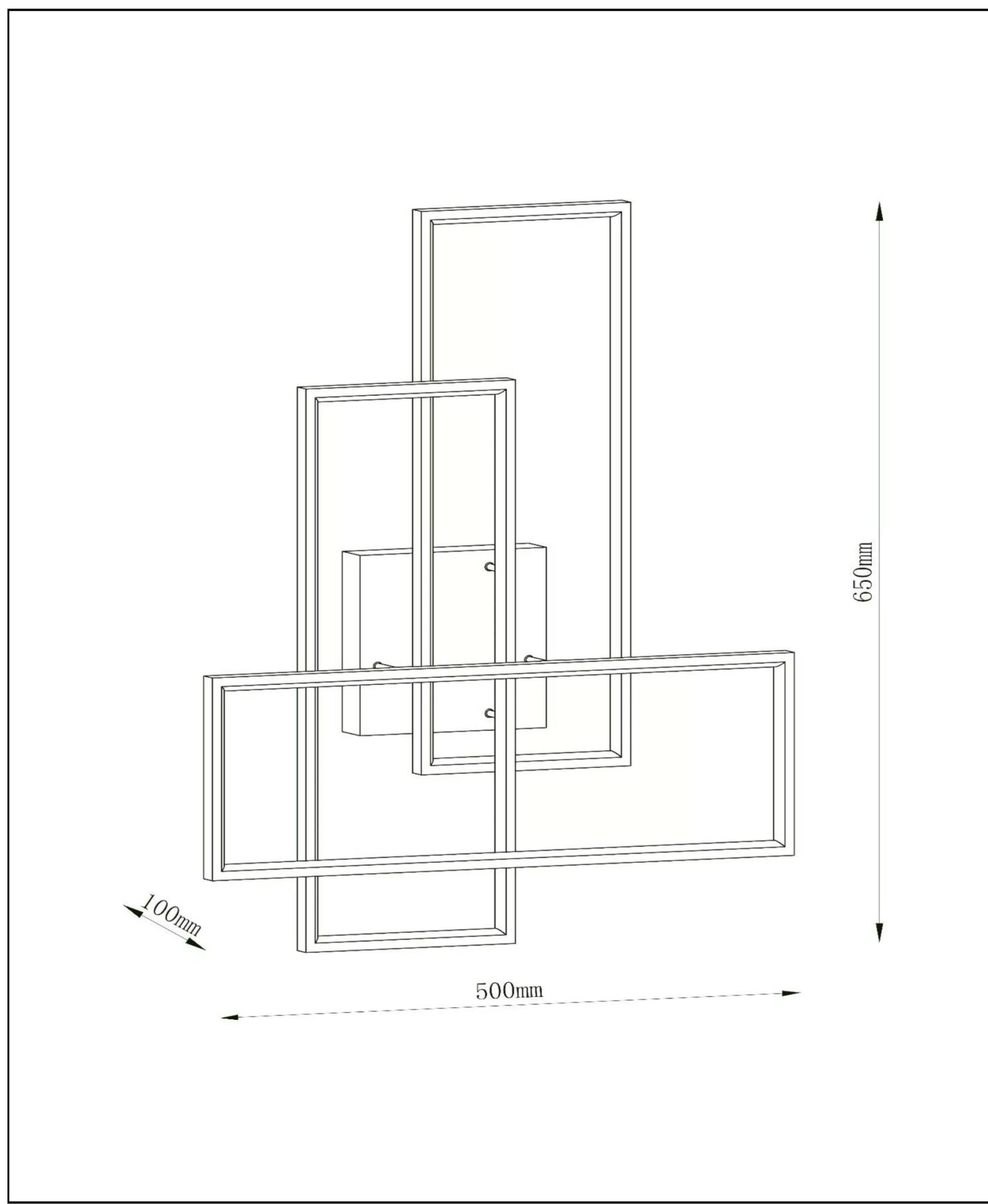 LOKERO - Plafonnier - LED Dim. - CCT - 1x60W 2700K/4000K - Noir &ndash; Image 6