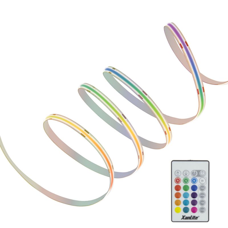Ruban LED COB 3m RVB - Extensible 6m - &eacute;clairage continu multi-mode &ndash; Image 8