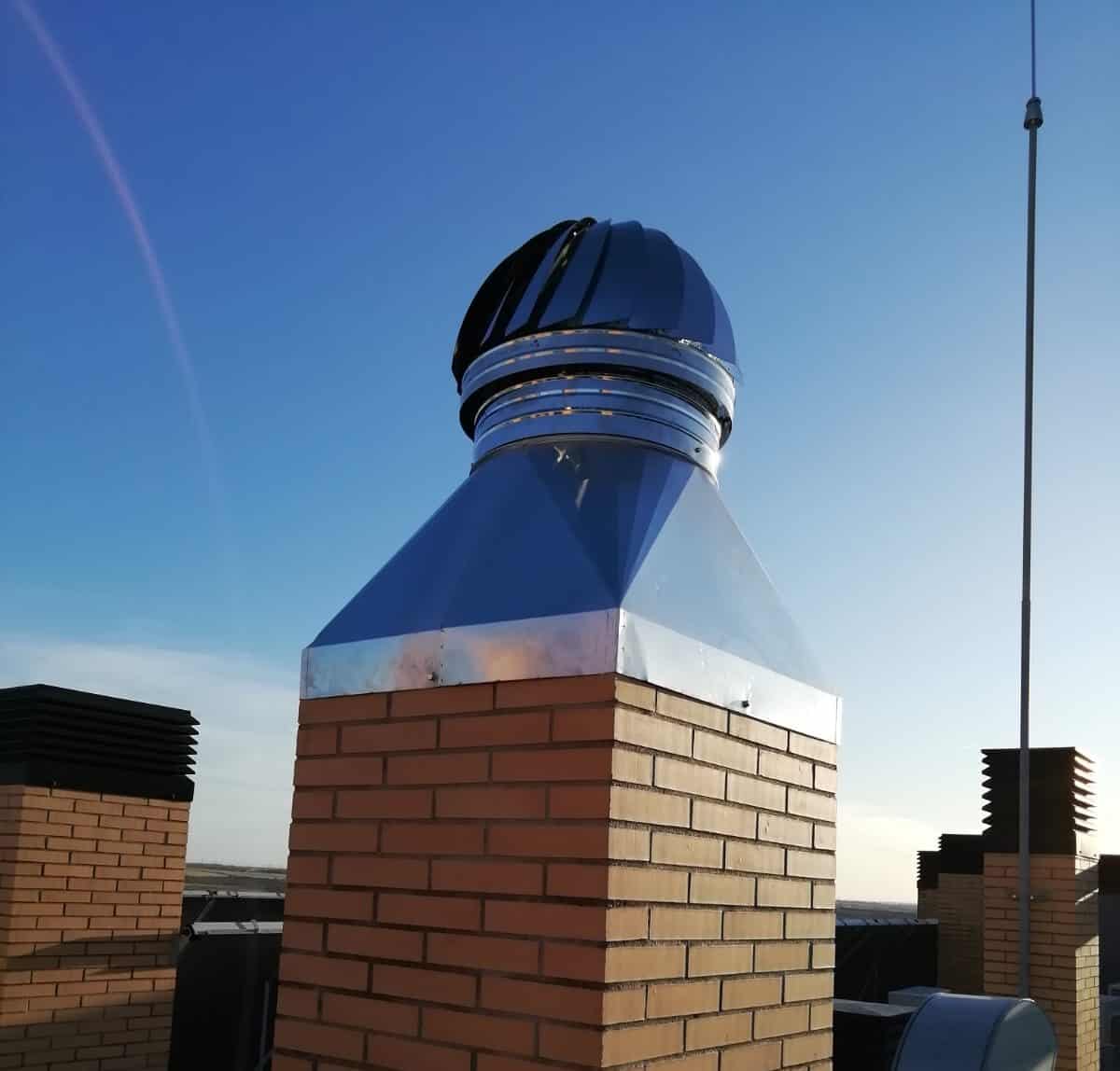 Extractores eólicos en Madrid