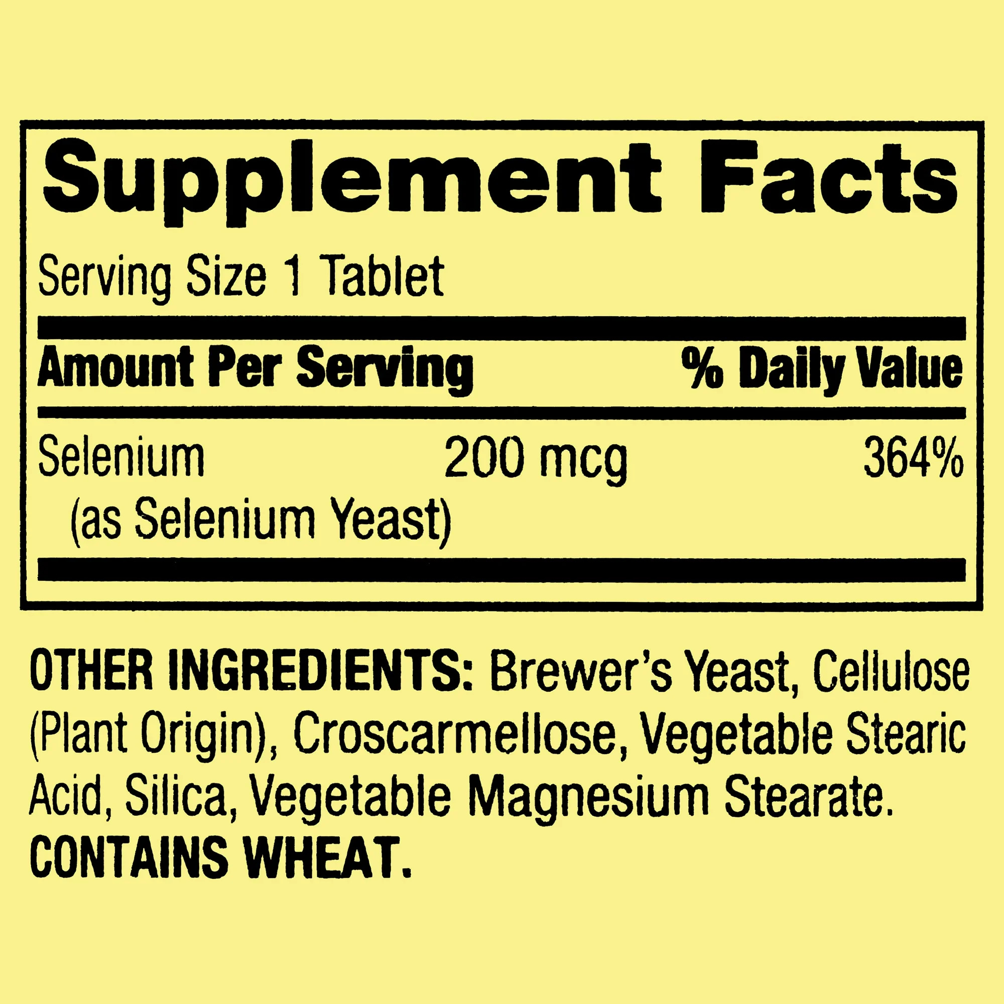 Spring Valley Selenio Salud Inmune Dieta Suplemento 200 mcg - 100 Tabletas - Imagen 2