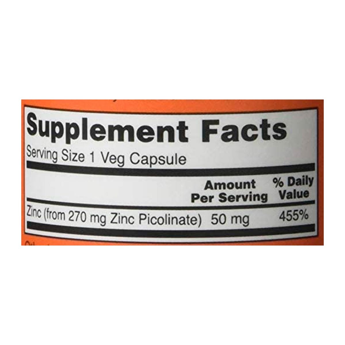 Now Picolinato de Zinc 50 mg 120 Capsulas - Imagen 4