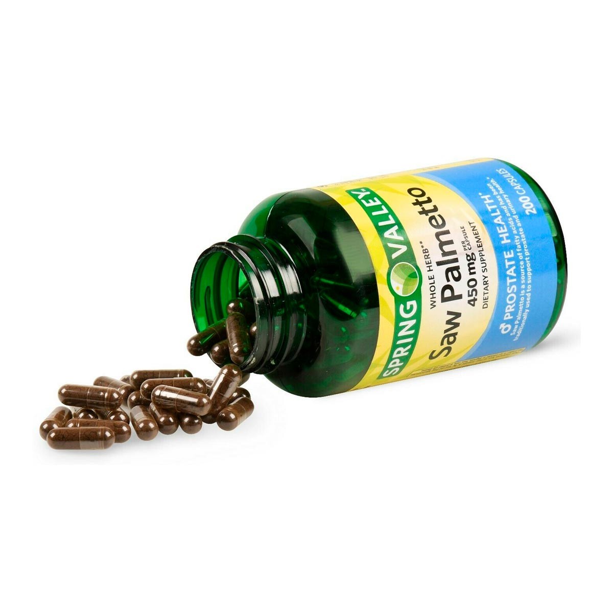Spring Valley Saw Palmetto Salud De La Prostata 200 Capsulas - Imagen 2