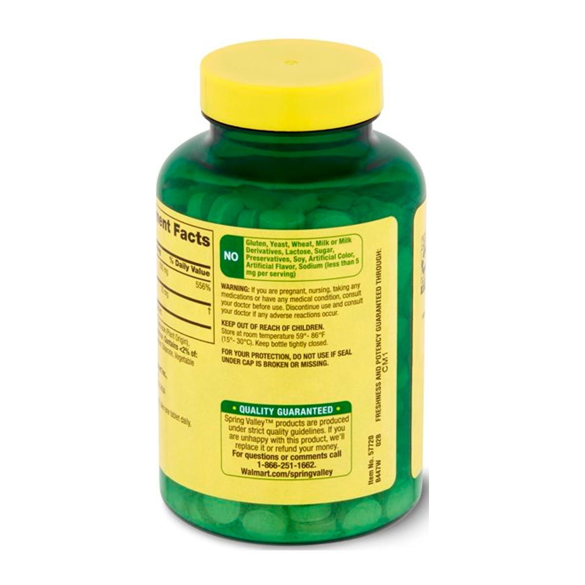 Spring Valley Vitamina C 500 Mg 250 Tabletas - Imagen 2