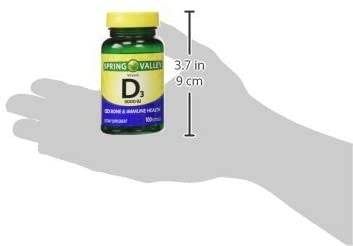 Spring Valley Vitamina D3 125mcg (5000 Iu) 100 Capsulas - Imagen 2