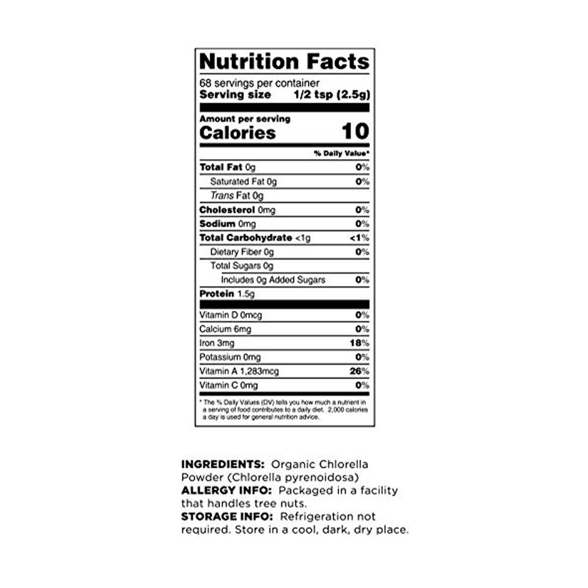 Terrasoul Chlorella Organica en Polvo 6 oz (170 g) - Imagen 2