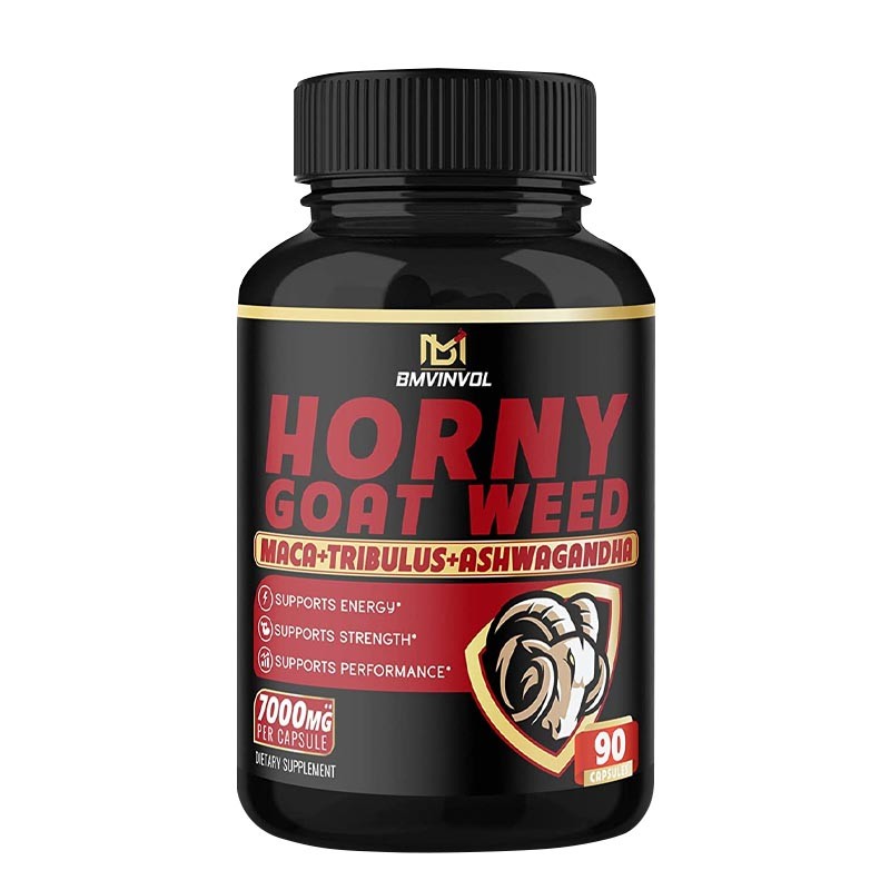 BMVINVOL Hierba De Cabra En Celo Maca + Tribulus + Ashwagandha 7000mg 90 capsulas - Imagen 5