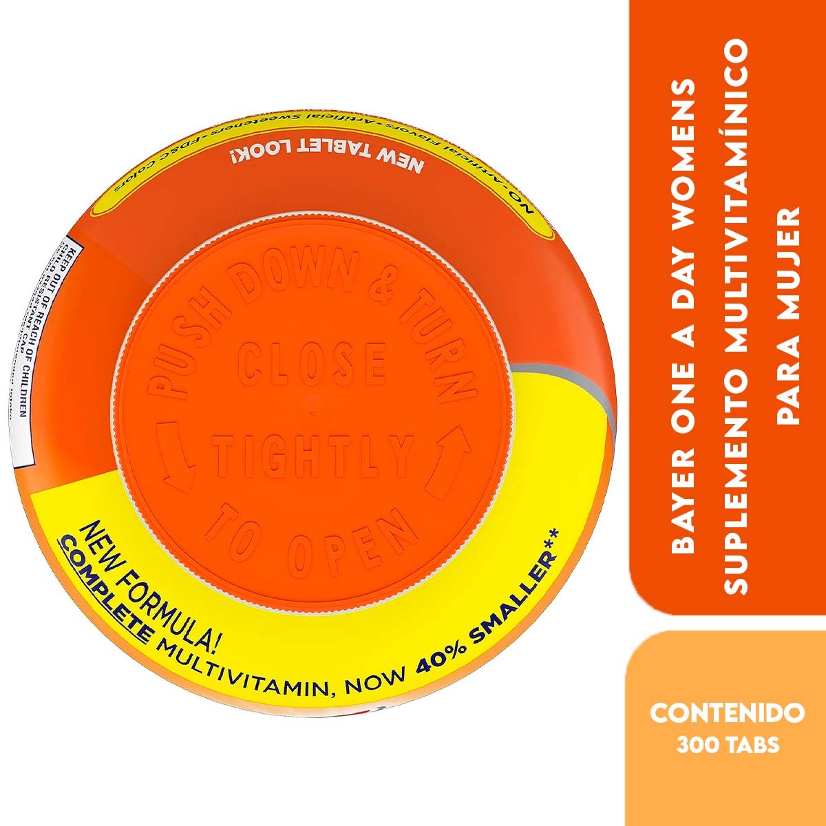 Bayer One A Day Womens Suplemento Multivitamínico para Mujer con Vitamina A, B, C, D y E, Calcio y Magnesio 300 Tabletas - Imagen 6