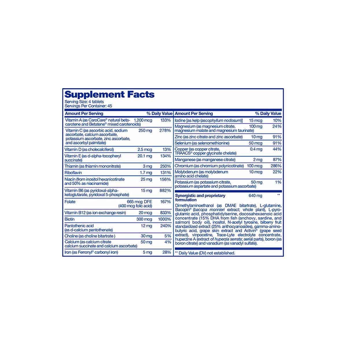 Focus Factor Nutrición Para el Cerebro Suplemento No. 1 en USA 180 Tabletas - Imagen 3
