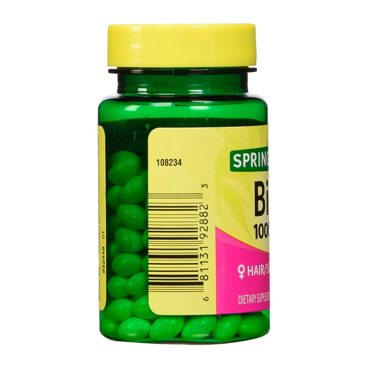 Spring Valley Biotina 1,000 mcg 150 Cápsulas Blandas - Imagen 4