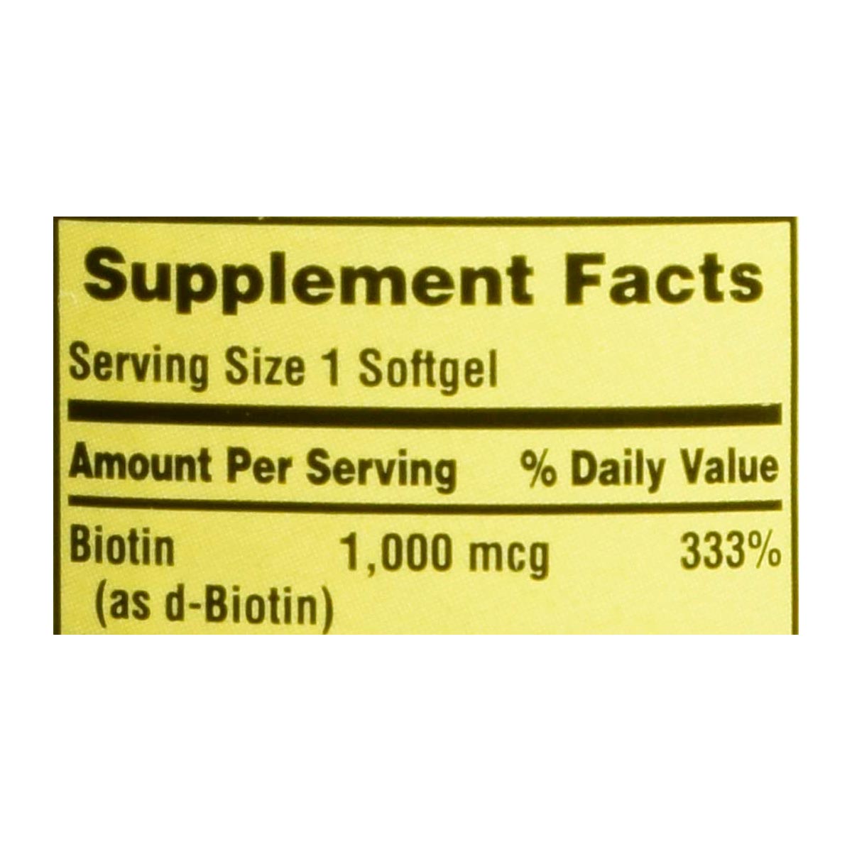 Spring Valley Biotina 1,000 mcg 150 Cápsulas Blandas - Imagen 5