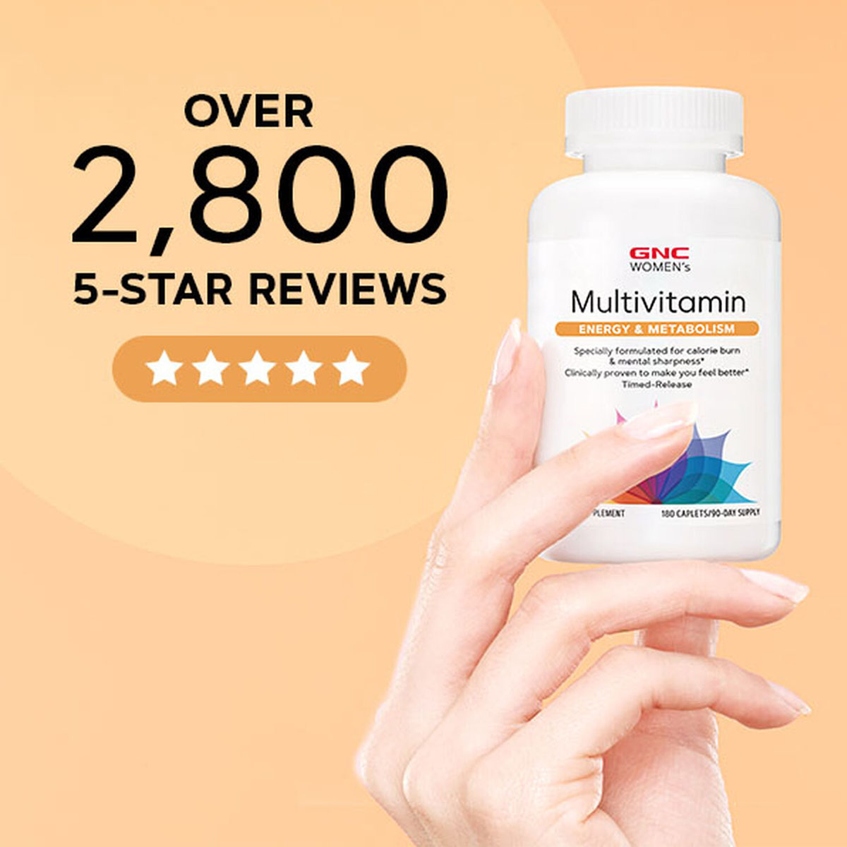 GNC Womens Multivitamina Mujer Energía y Metabolismo 90 Cápsulas - Imagen 6