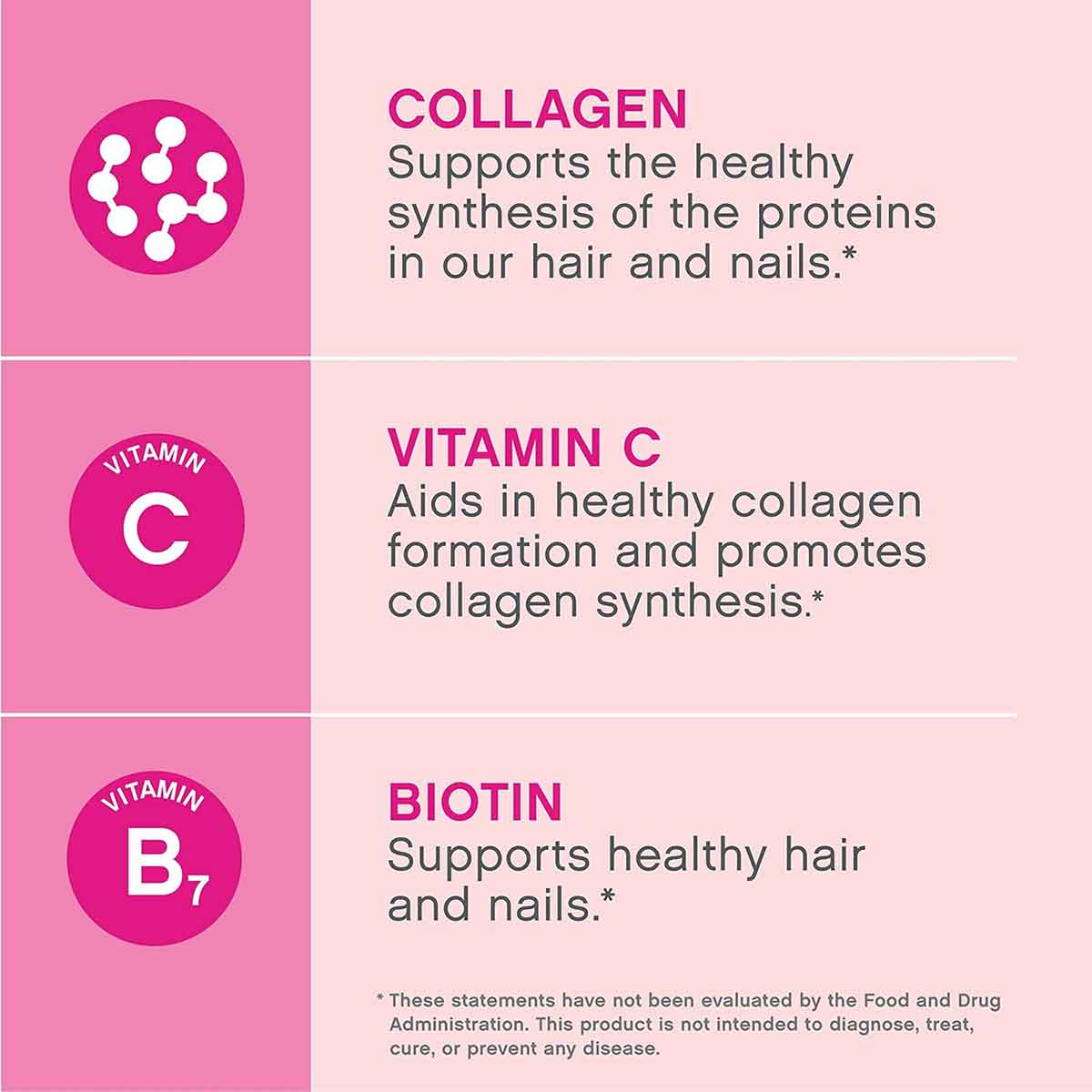 NeoCell Super Colágeno con Vitamina C y Biotina, Piel, Cabello y Uñas Suplemento 270 Tabletas - Imagen 3