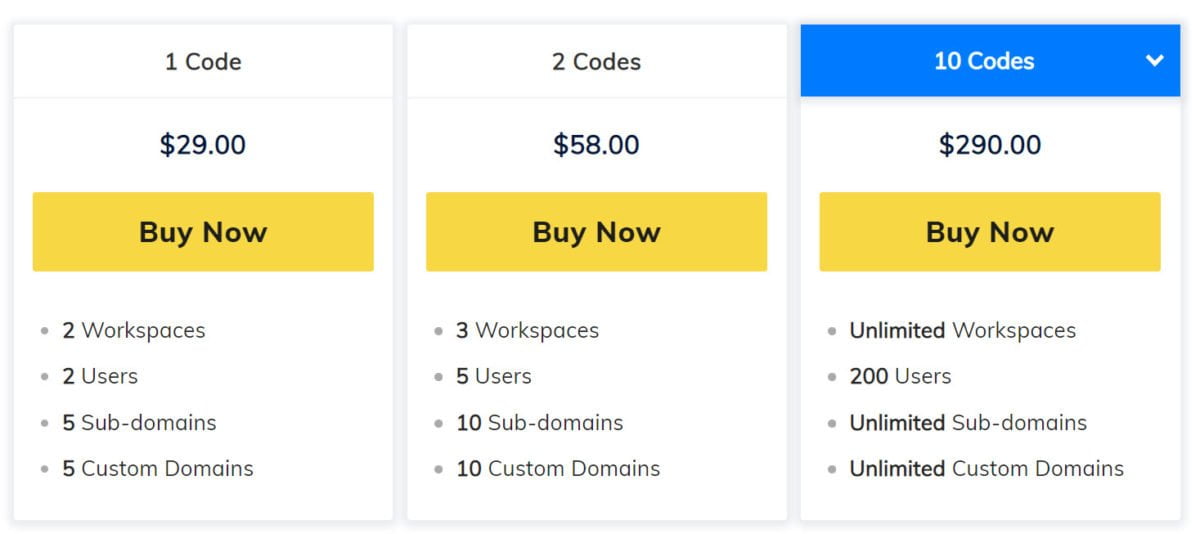 Brick Lifetime Deal Pricing
