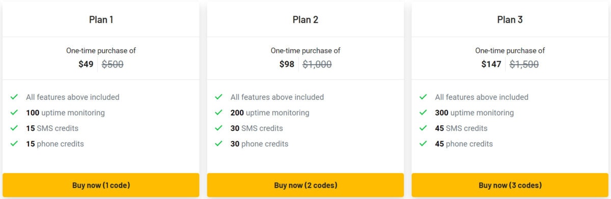 PingSuite Lifetime Deal Pricing