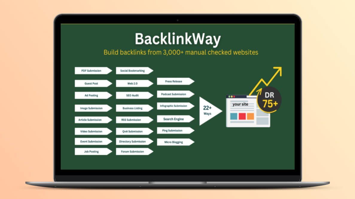 Backlink Way Lifetime Deal Image