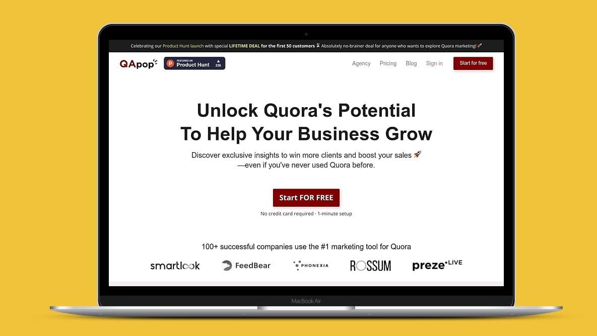 QApop Lifetime Deal Image