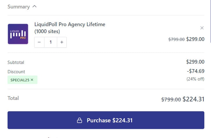 liquidpoll special 25