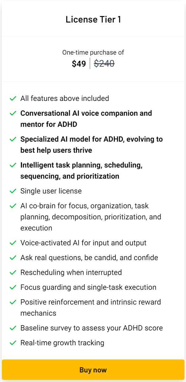 Comigo Lifetime Deal Pricing
