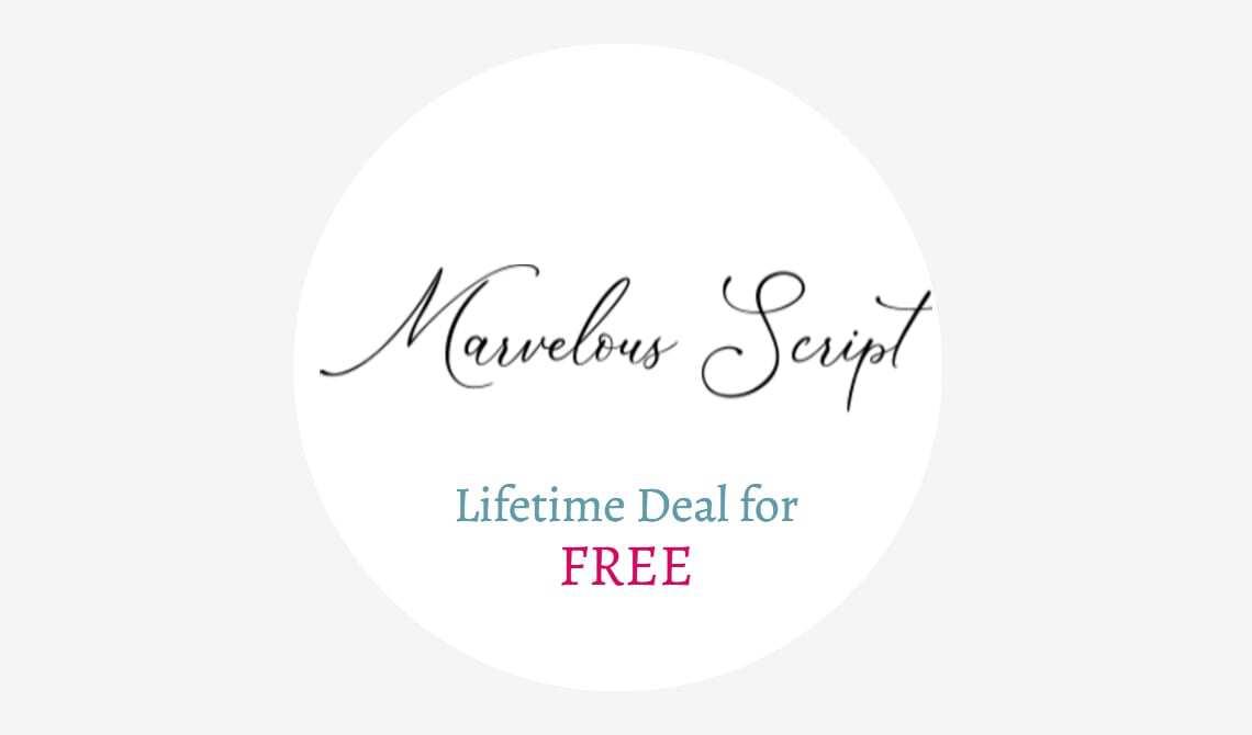 Marvelous script font bundle