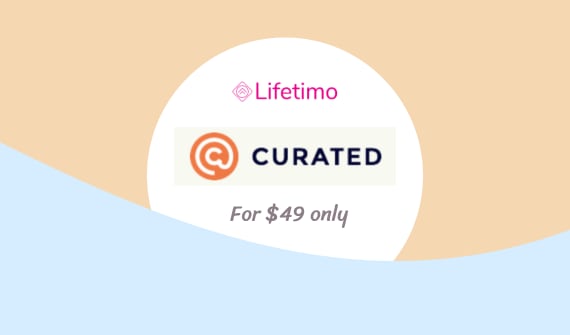 Curated lifetime deal