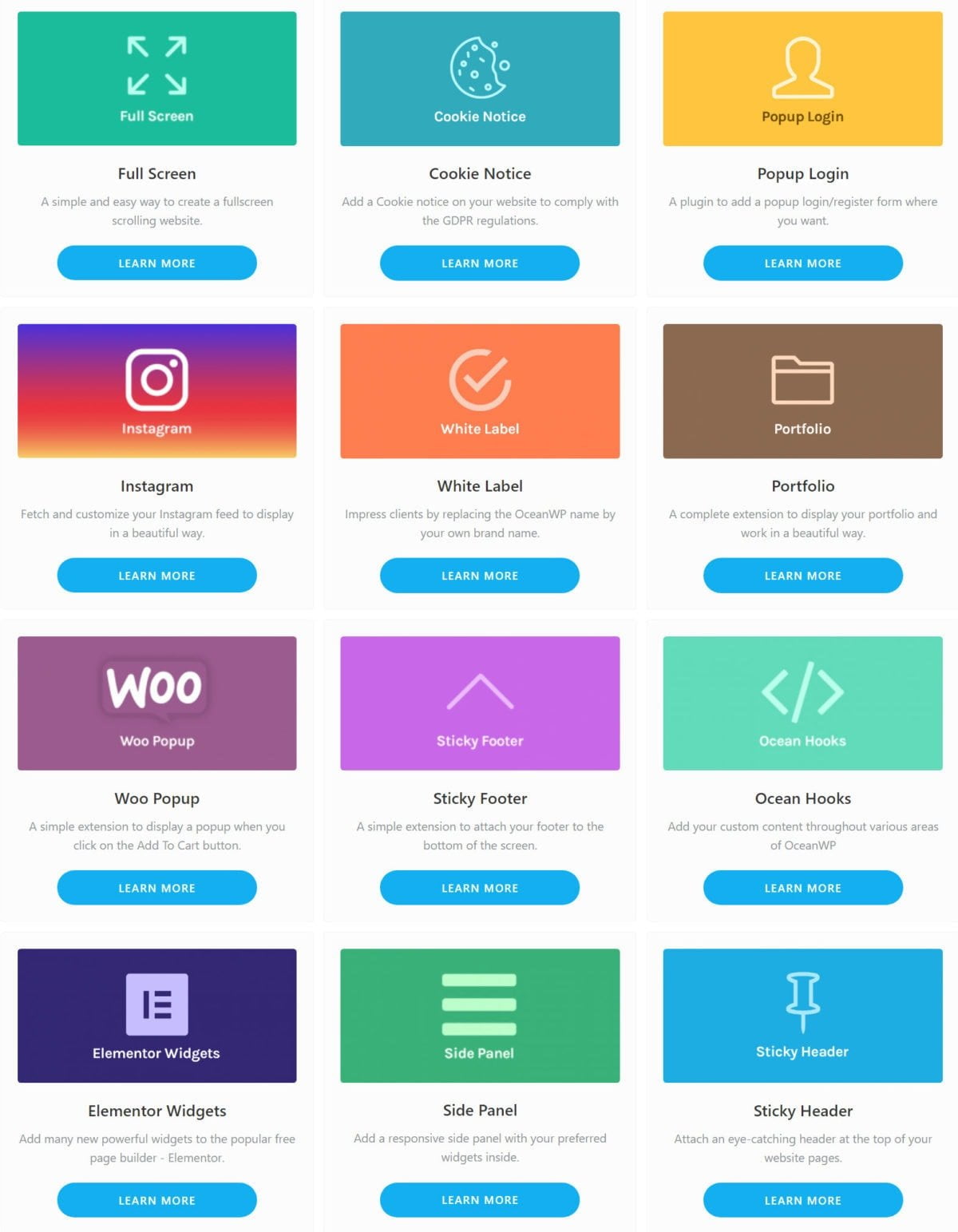 OceanWP Premium Addons