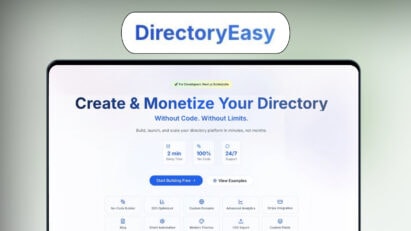 DirectoryEasy Lifetime Deal -10% Off - No-Code Directory Builder with Stripe